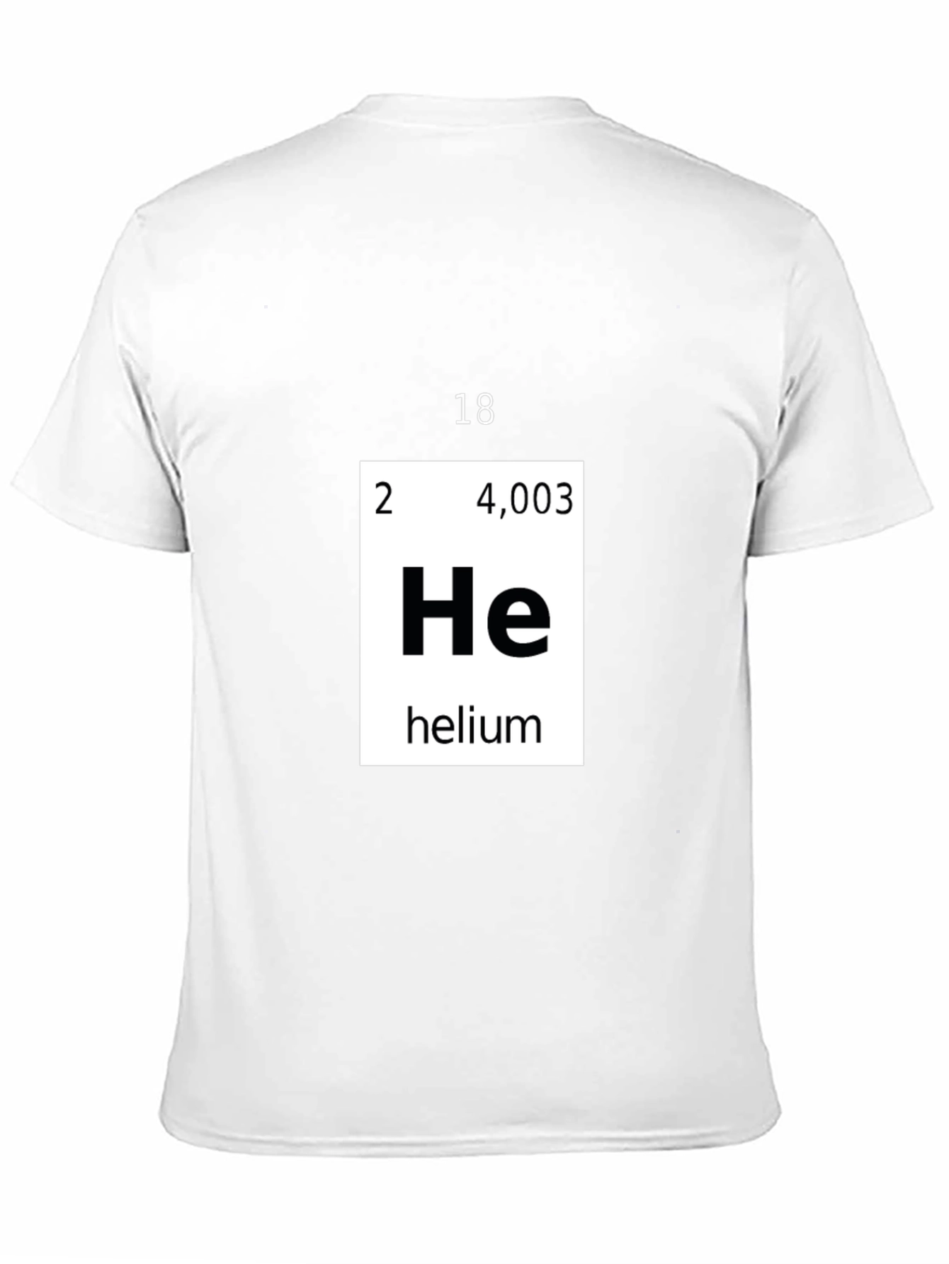 Helium Periodic Table T-Shirt Chemistry Tee