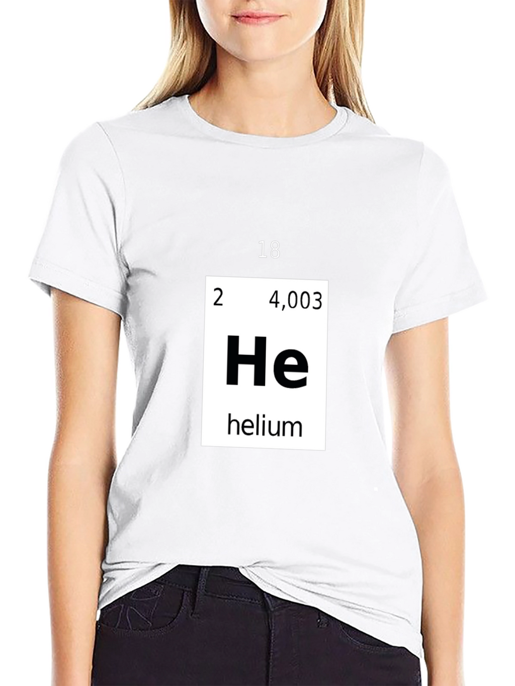 Helium Periodic Table T-Shirt Chemistry Tee