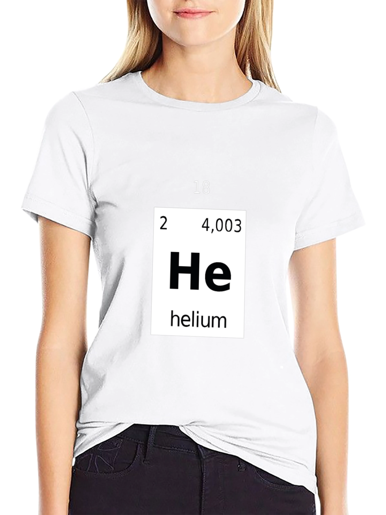 Helium Periodic Table T-Shirt Chemistry Tee