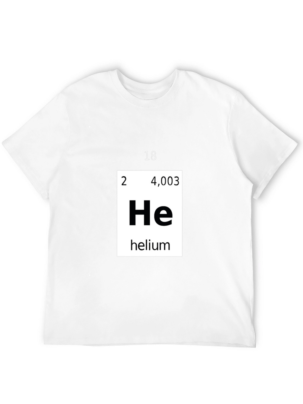 Helium Periodic Table T-Shirt Chemistry Tee