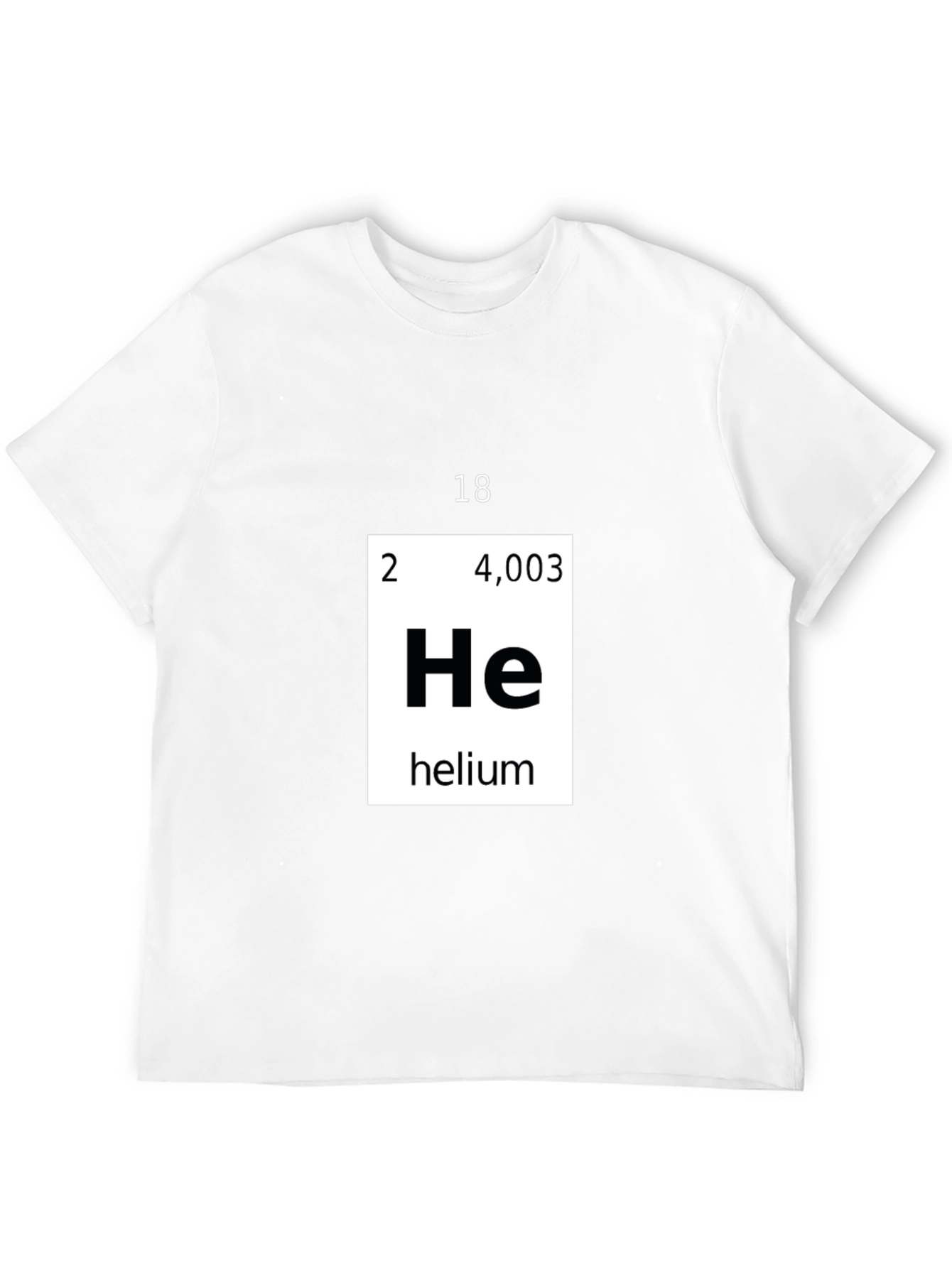 Helium Periodic Table T-Shirt Chemistry Tee