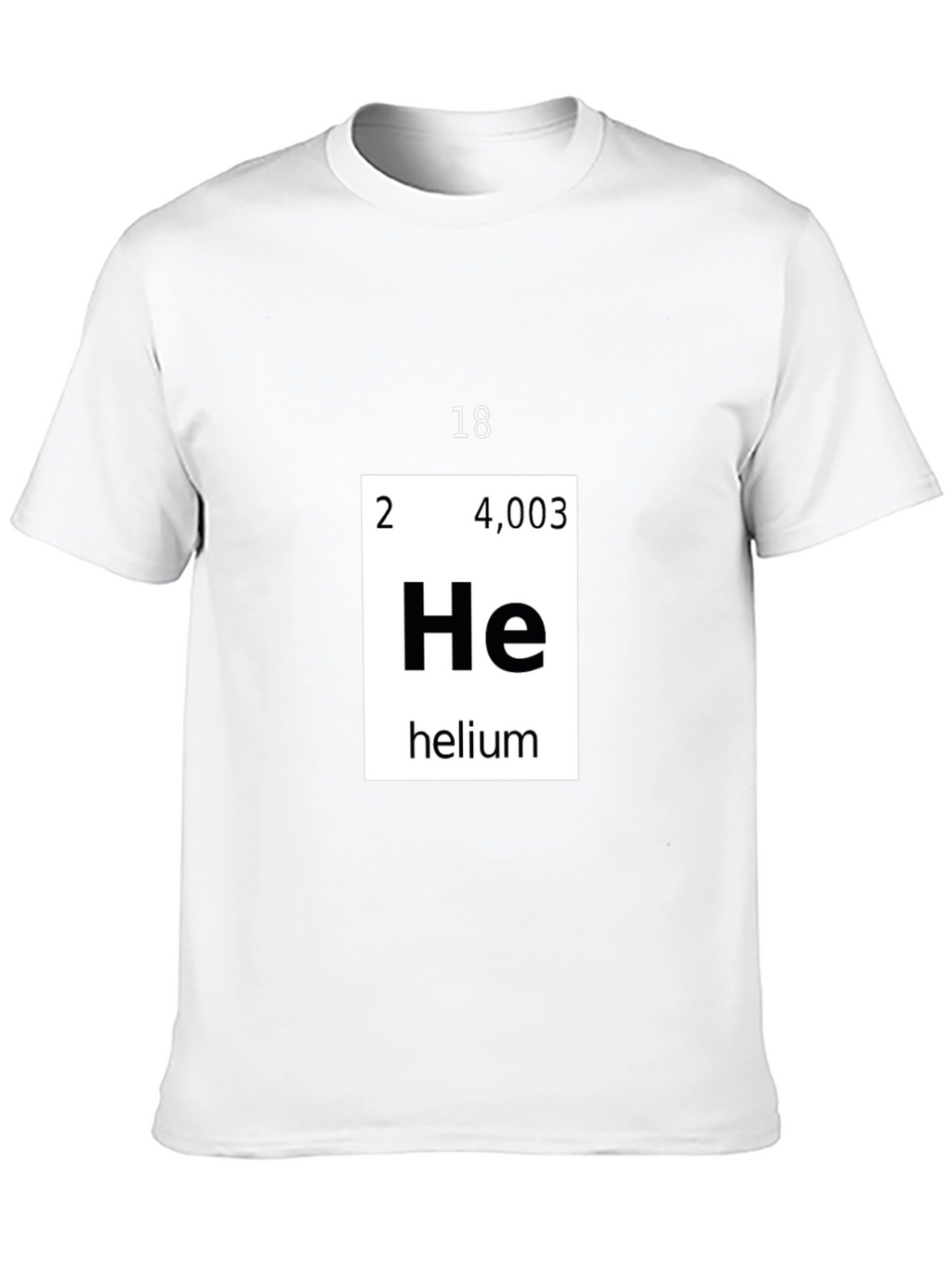 Helium Periodic Table T-Shirt Chemistry Tee