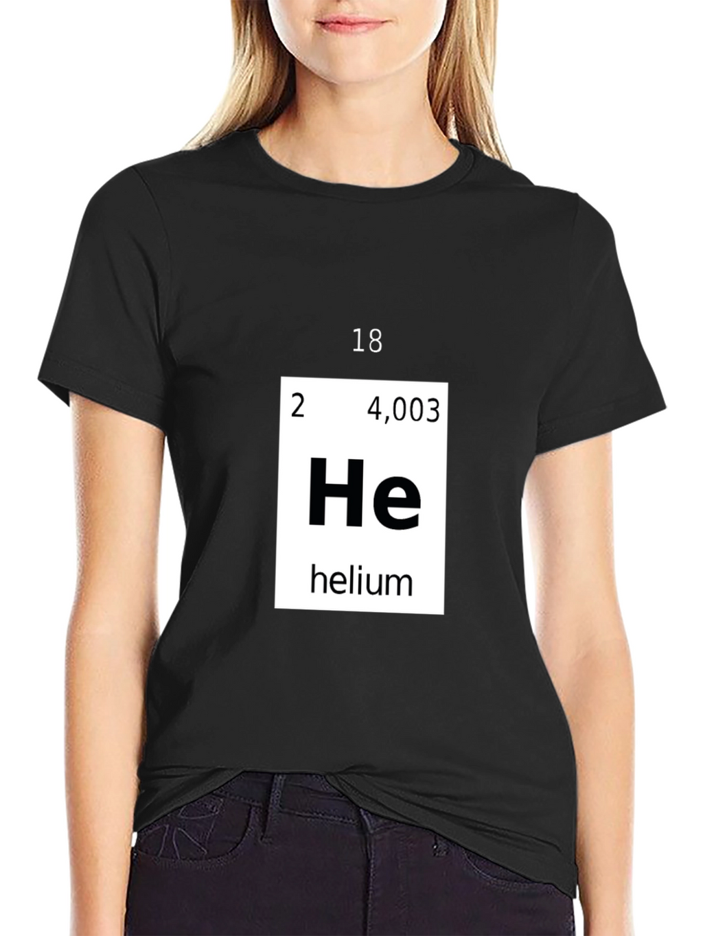 Helium Periodic Table T-Shirt Chemistry Tee