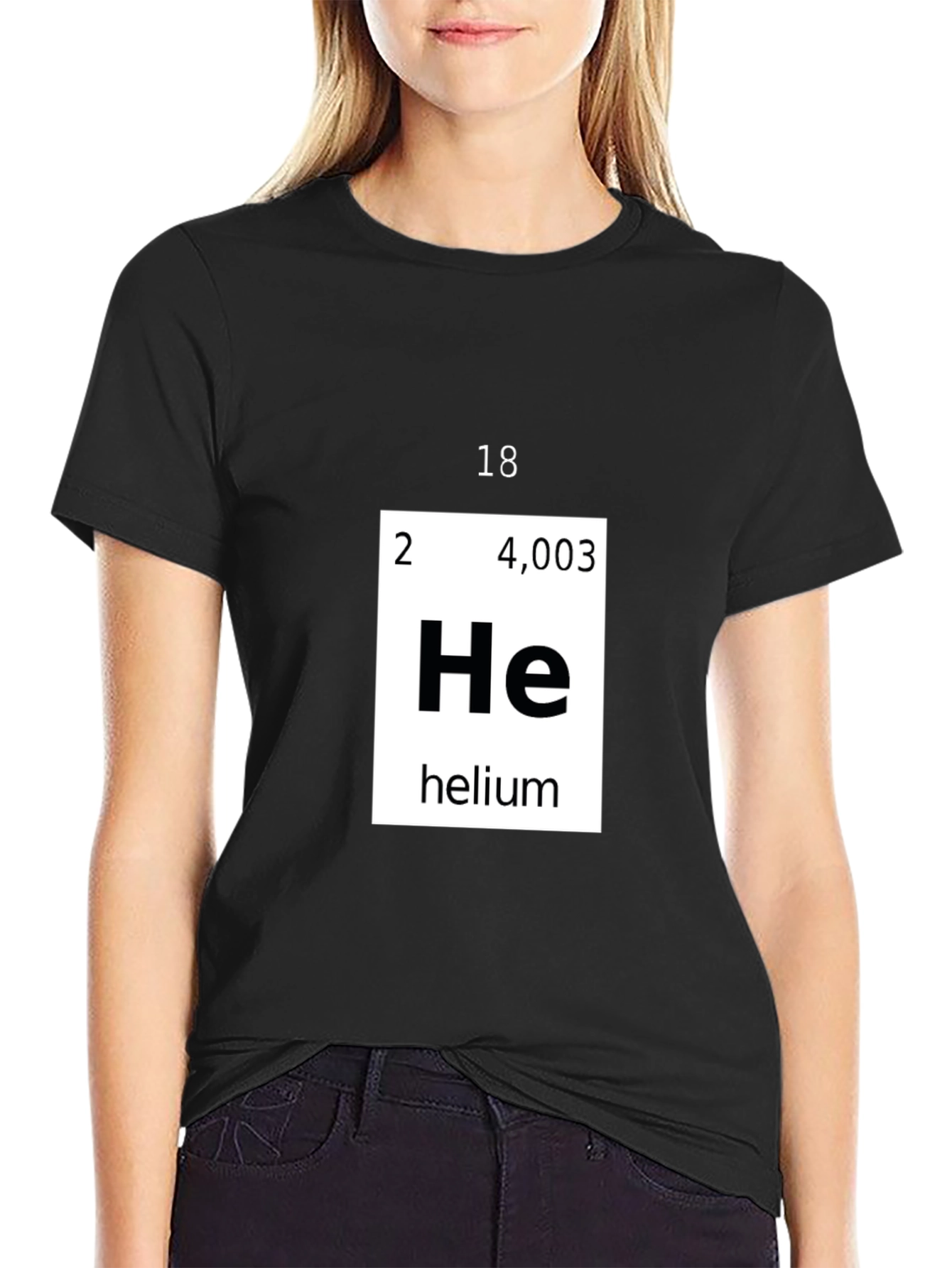 Helium Periodic Table T-Shirt Chemistry Tee