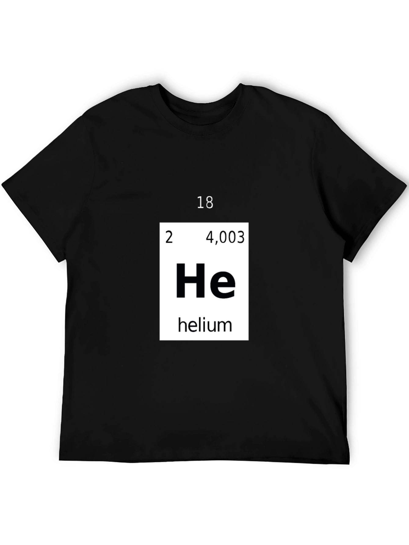 Helium Periodic Table T-Shirt Chemistry Tee