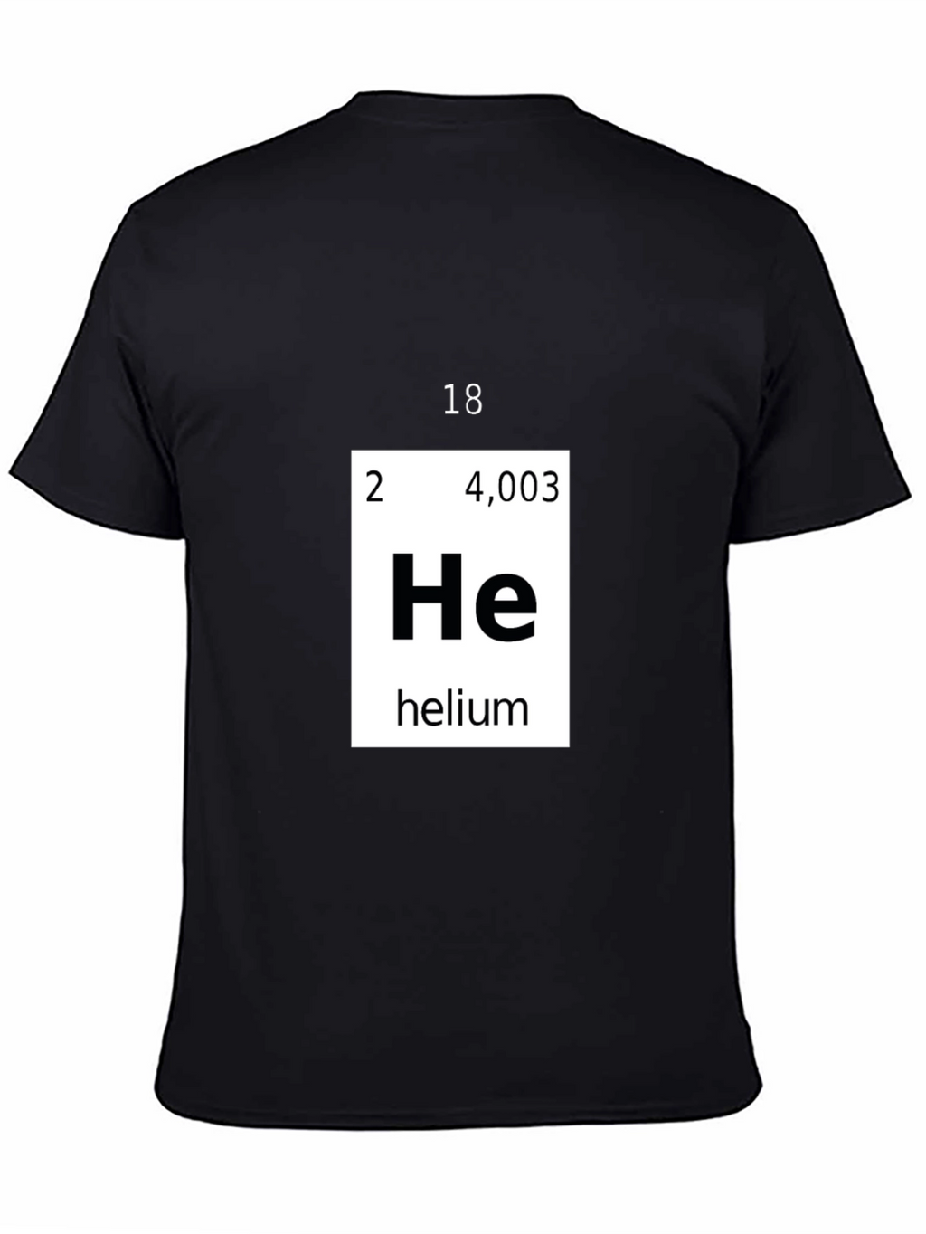 Helium Periodic Table T-Shirt Chemistry Tee