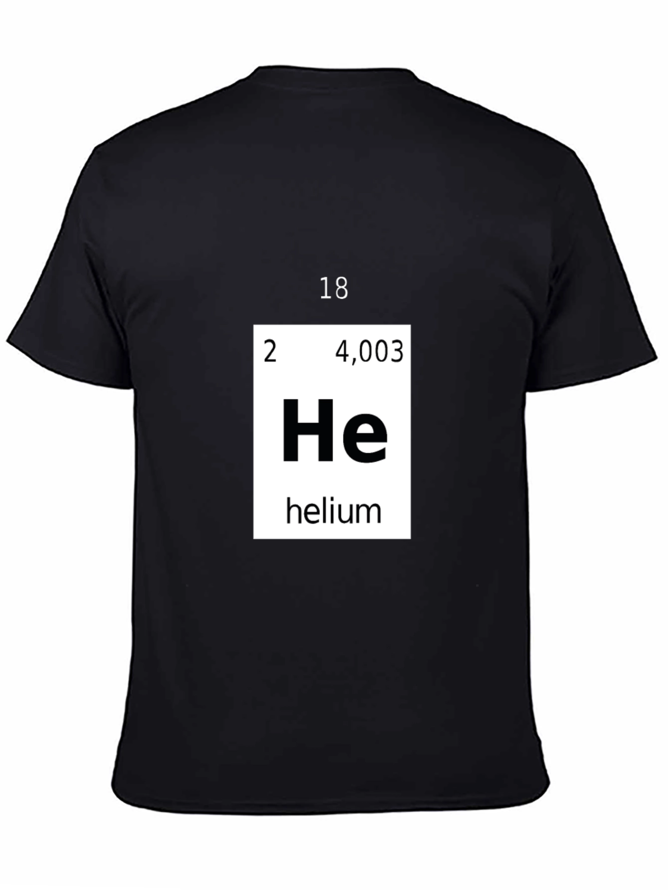 Helium Periodic Table T-Shirt Chemistry Tee