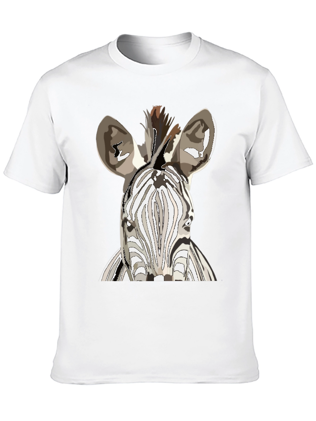 Zebra Graphic T-Shirt - Stylish Animal Print Tee