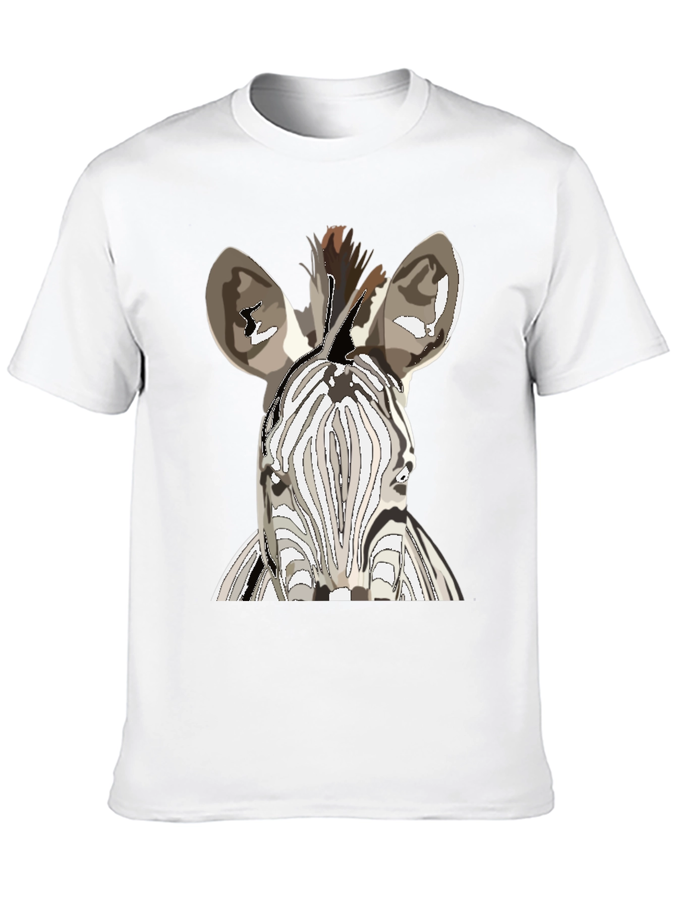 Zebra Graphic T-Shirt - Stylish Animal Print Tee