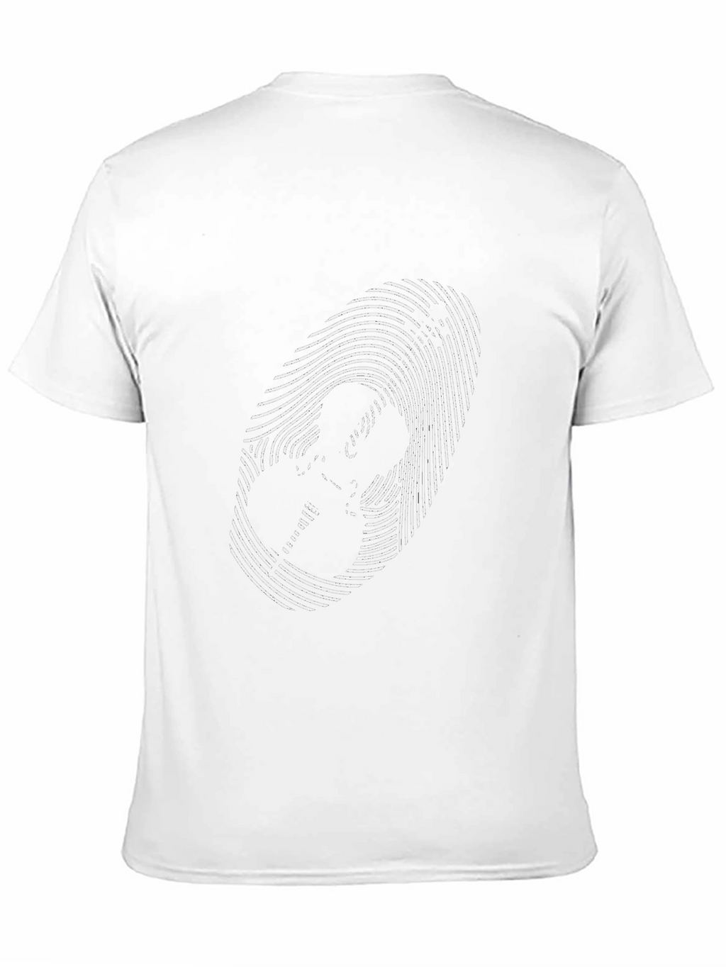 Guitar Fingerprint T-Shirt - Black Music Tee