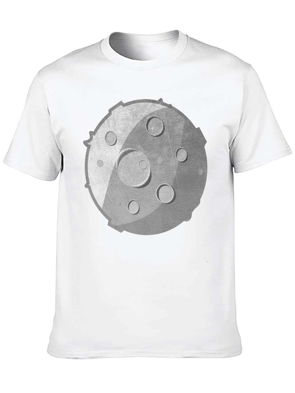 Lunar Graphic Tee - Unisex Black Cotton Shirt