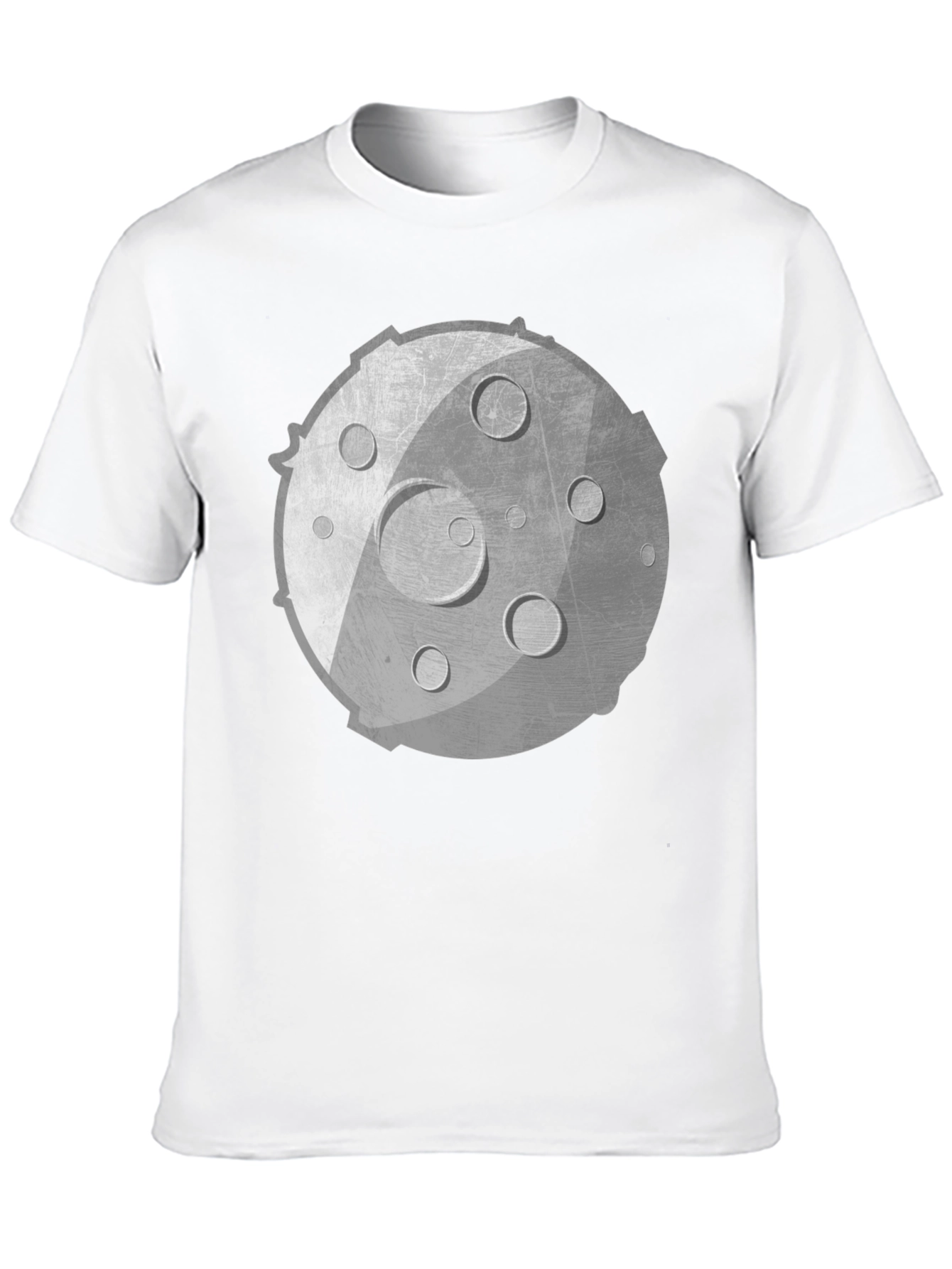 Lunar Graphic Tee - Unisex Black Cotton Shirt