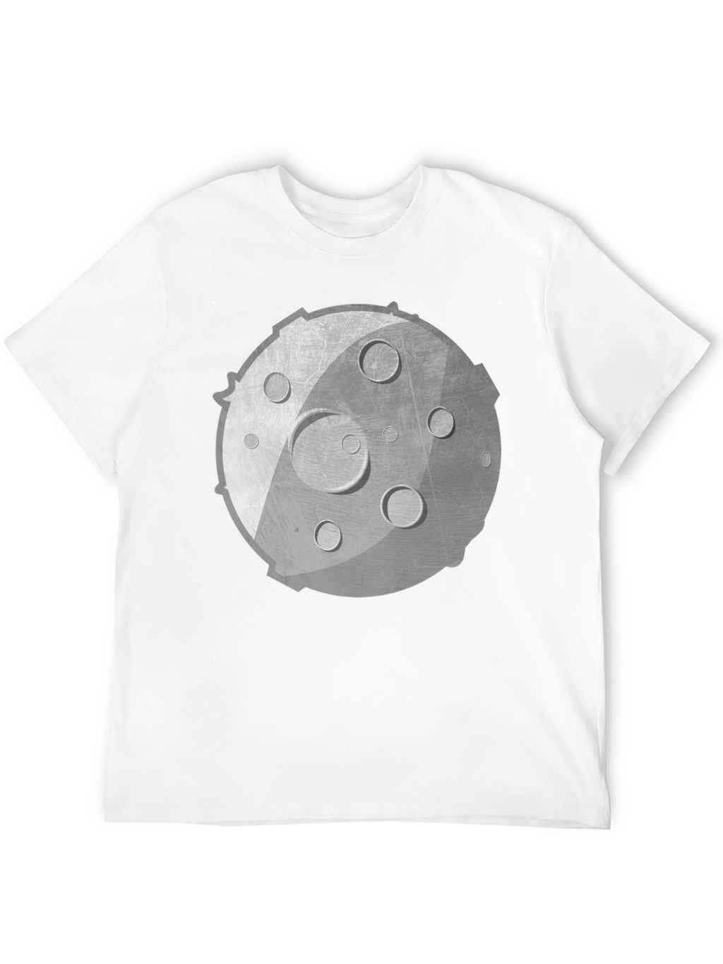 Lunar Graphic Tee - Unisex Black Cotton Shirt