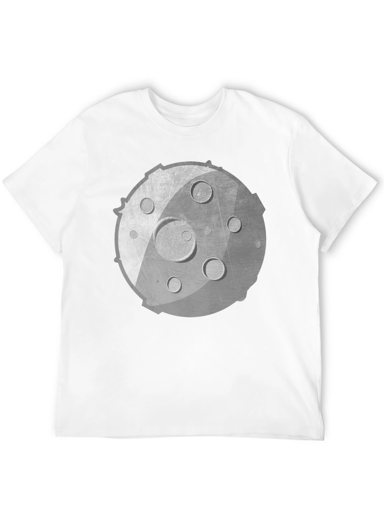 Lunar Graphic Tee - Unisex Black Cotton Shirt