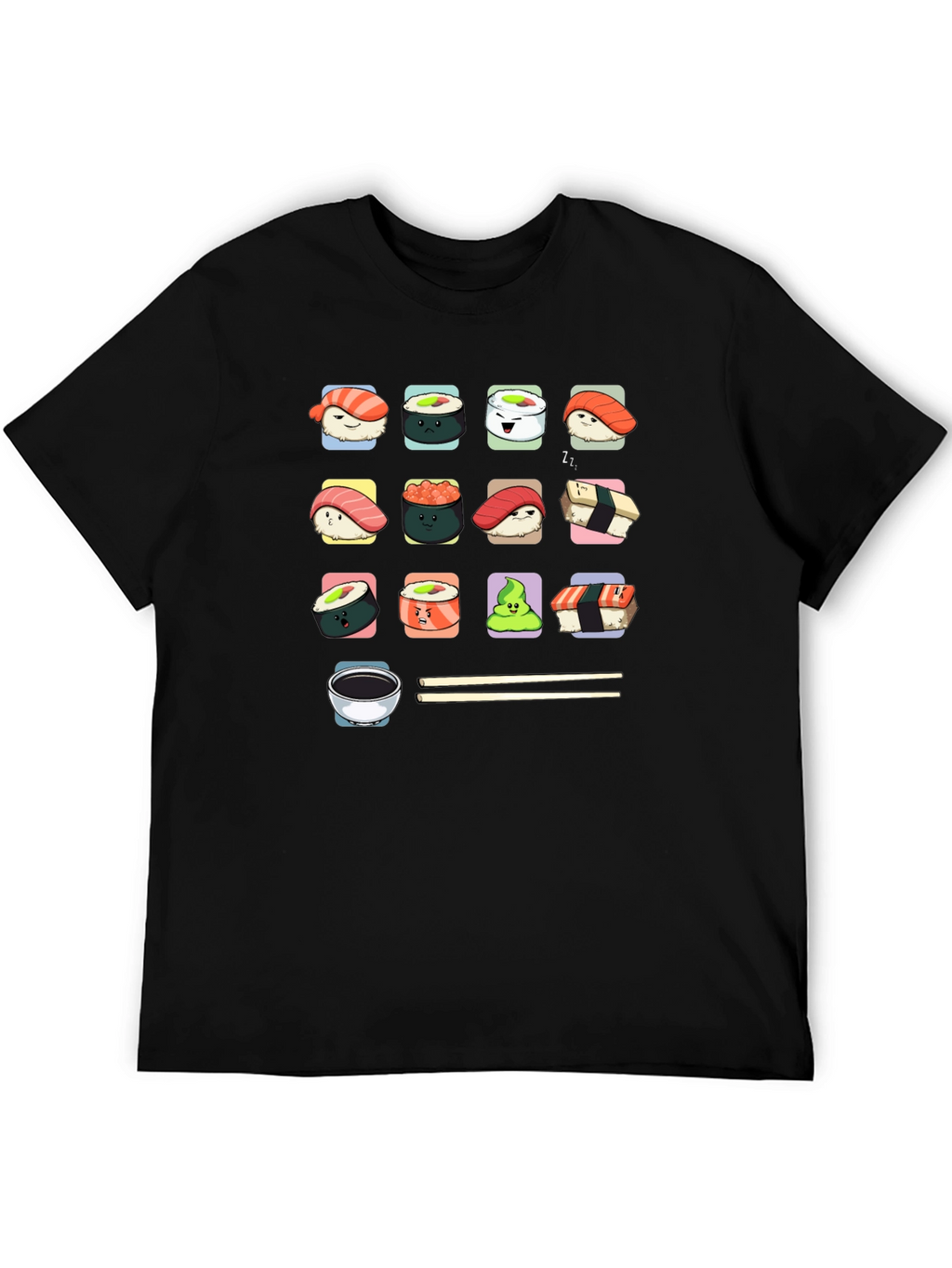 Sushi Lover T-Shirt - Cute Kawaii Design
