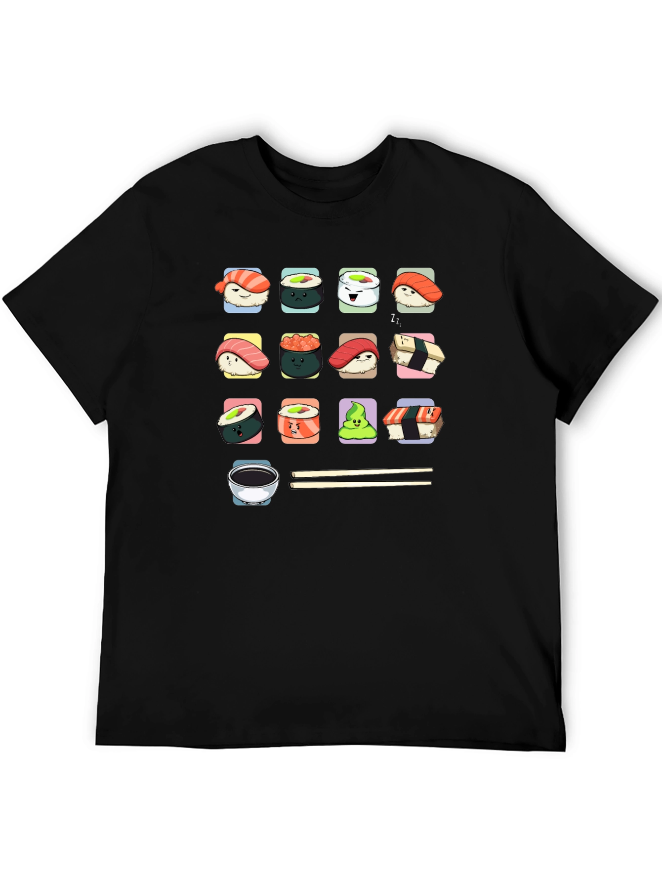 Sushi Lover T-Shirt - Cute Kawaii Design