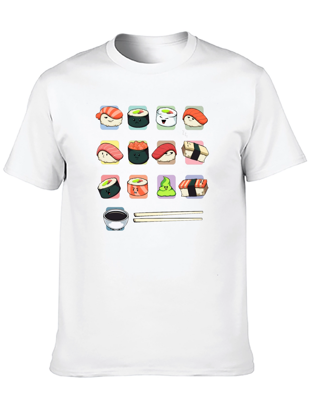 Sushi Lover T-Shirt - Cute Kawaii Design