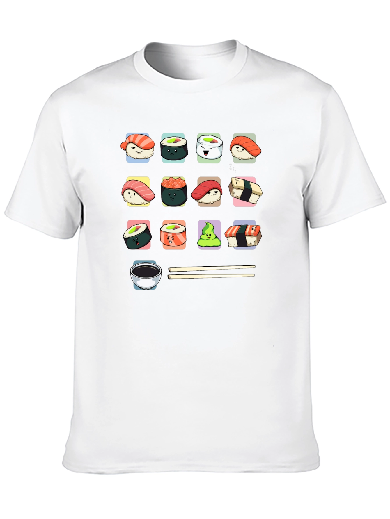 Sushi Lover T-Shirt - Cute Kawaii Design