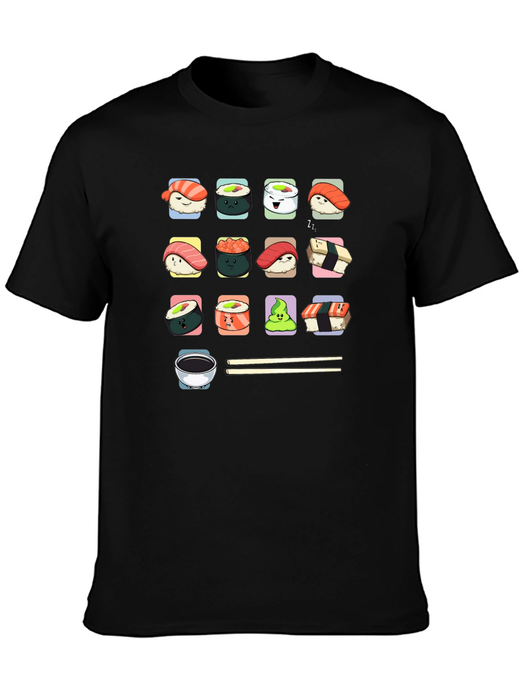 Sushi Lover T-Shirt - Cute Kawaii Design