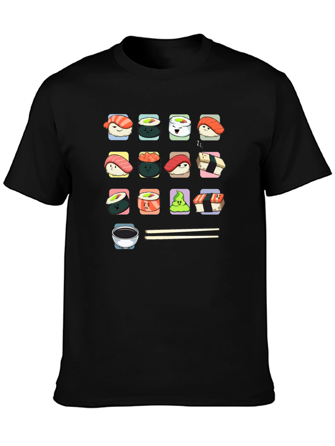 Sushi Lover T-Shirt - Cute Kawaii Design