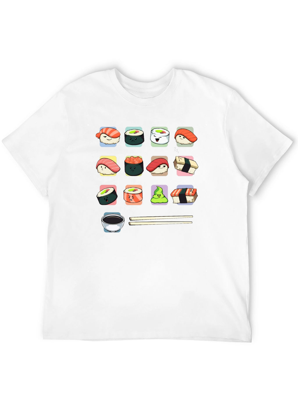 Sushi Lover T-Shirt - Cute Kawaii Design