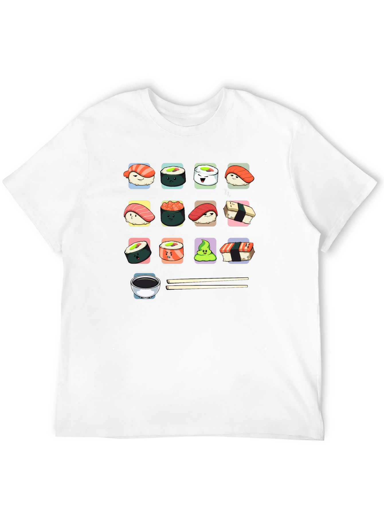 Sushi Lover T-Shirt - Cute Kawaii Design