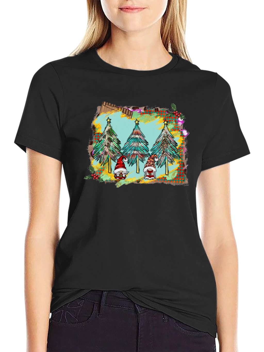 Holiday Gnomes Christmas Tree T-Shirt