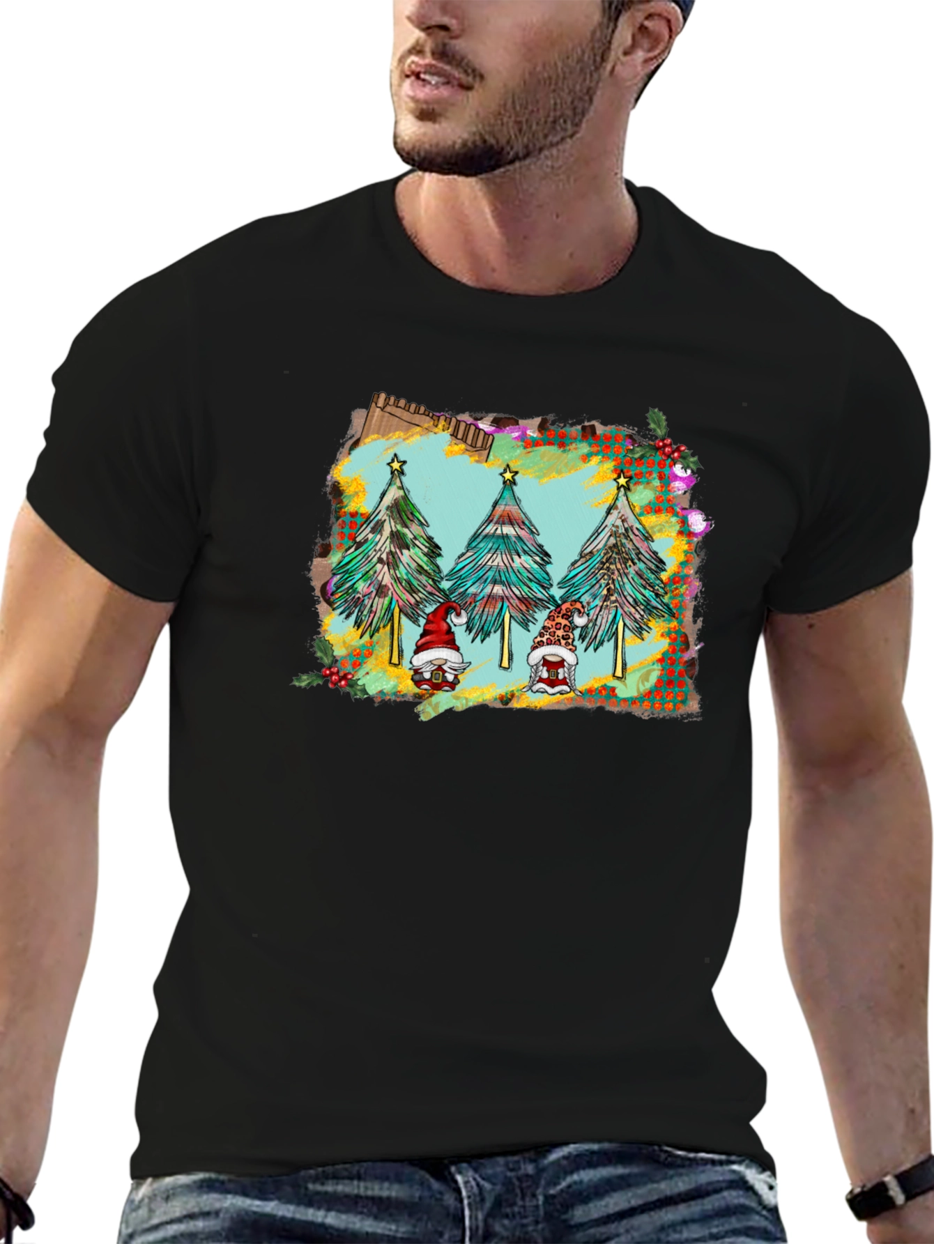 Holiday Gnomes Christmas Tree T-Shirt