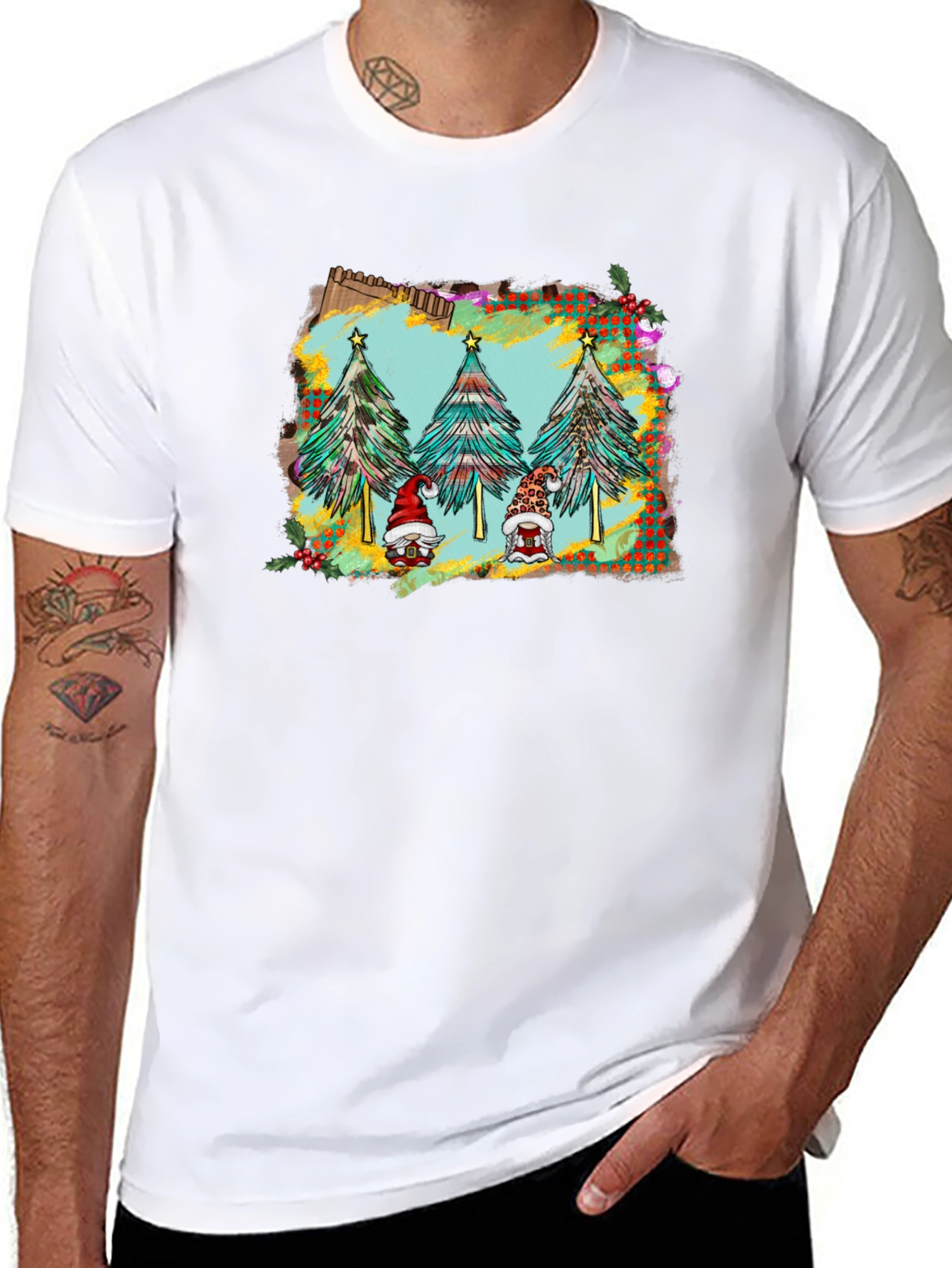 Holiday Gnomes Christmas Tree T-Shirt