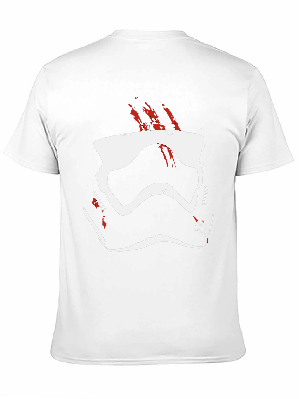 Stormtrooper Helmet Graphic Tee - Black Cotton Blend