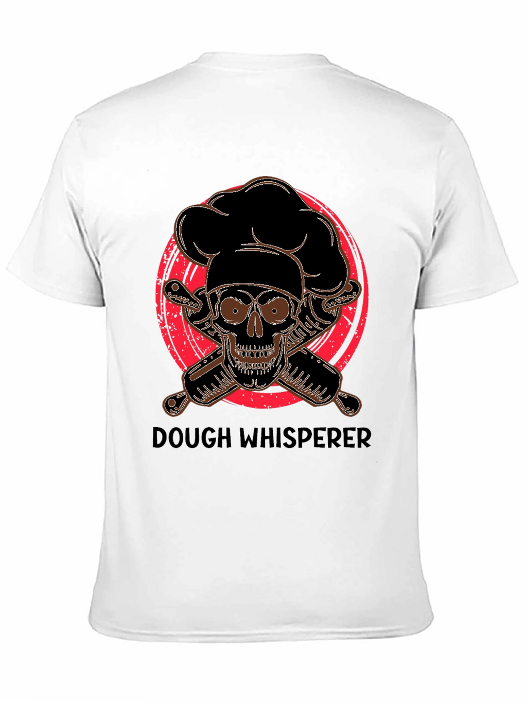 Dough Whisperer Skull Baker T-Shirt