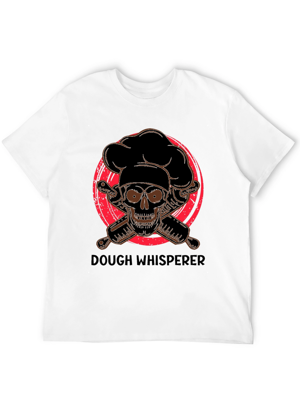 Dough Whisperer Skull Baker T-Shirt