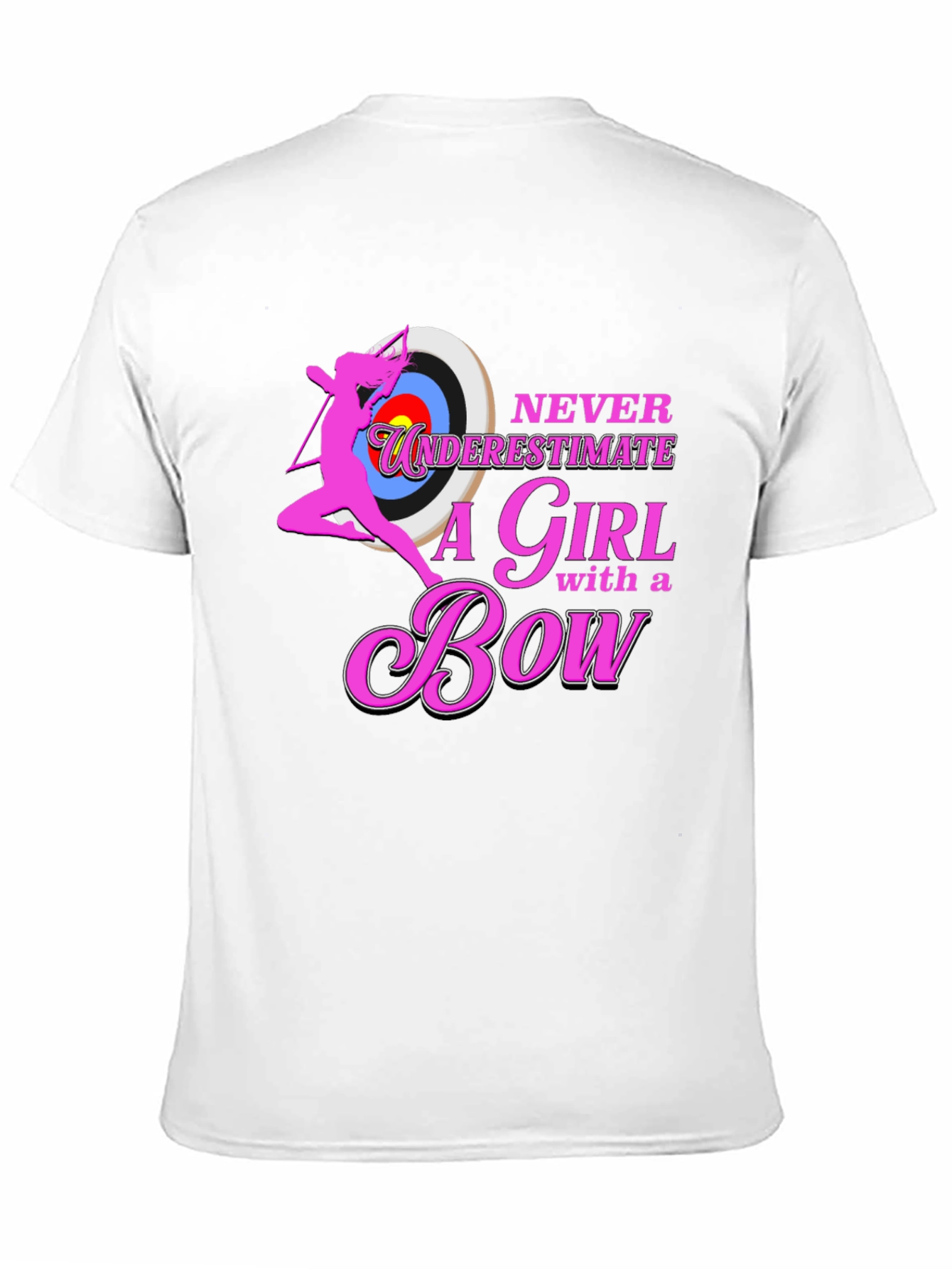 Never Underestimate a Girl with a Bow T-Shirt