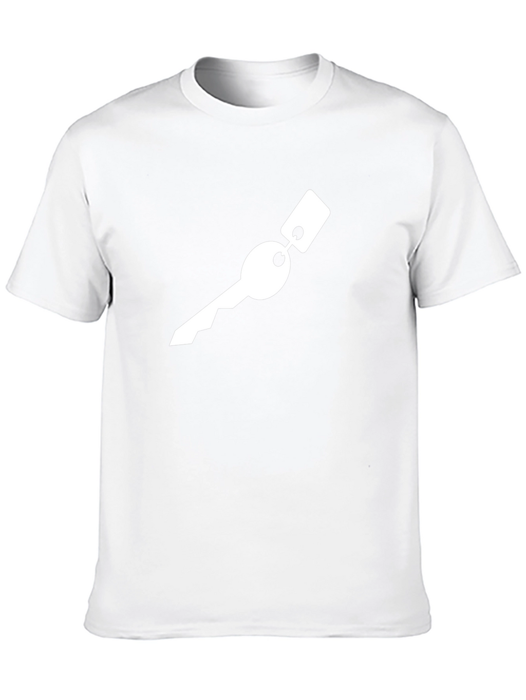 Key Graphic Tee - Black Cotton T-Shirt