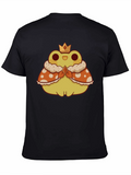 King Frog T-Shirt - Royal Amphibian Graphic Tee