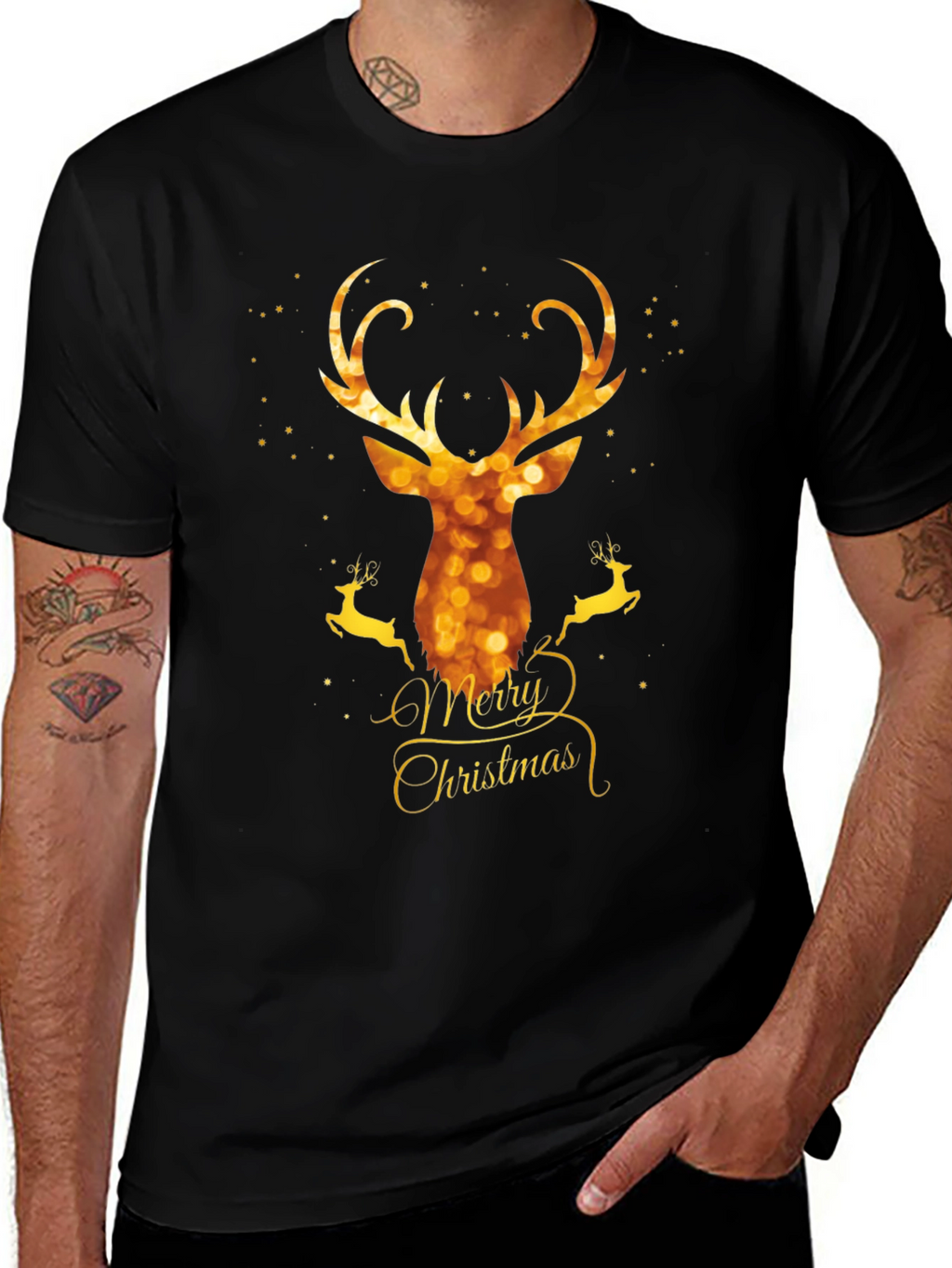Festive Deer Christmas T-Shirt
