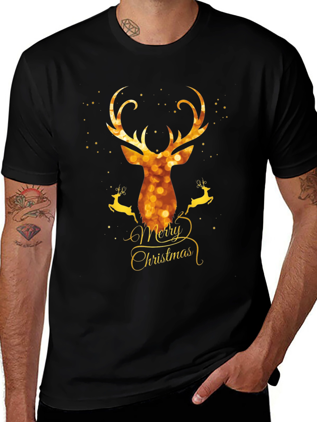 Festive Deer Christmas T-Shirt