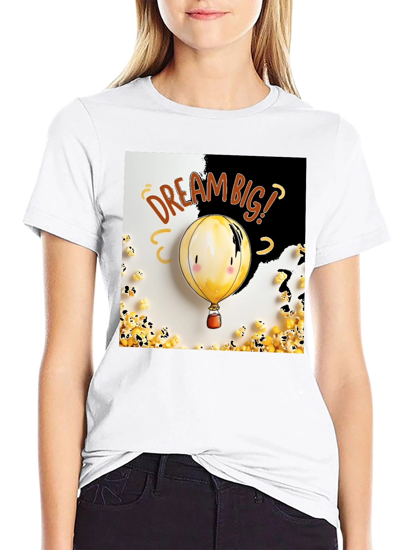 Dream Big! Balloon Graphic T-Shirt