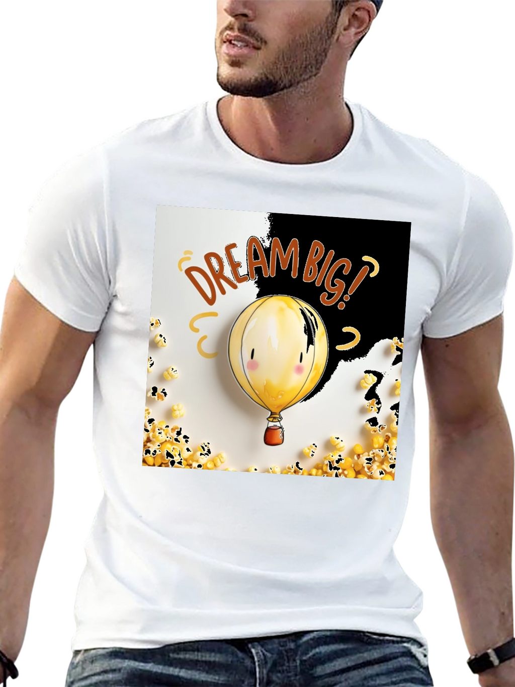 Dream Big! Balloon Graphic T-Shirt