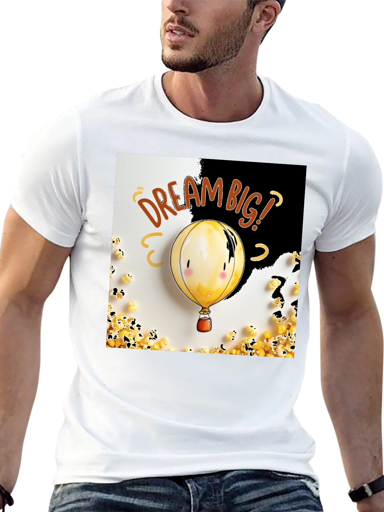 Dream Big! Balloon Graphic T-Shirt