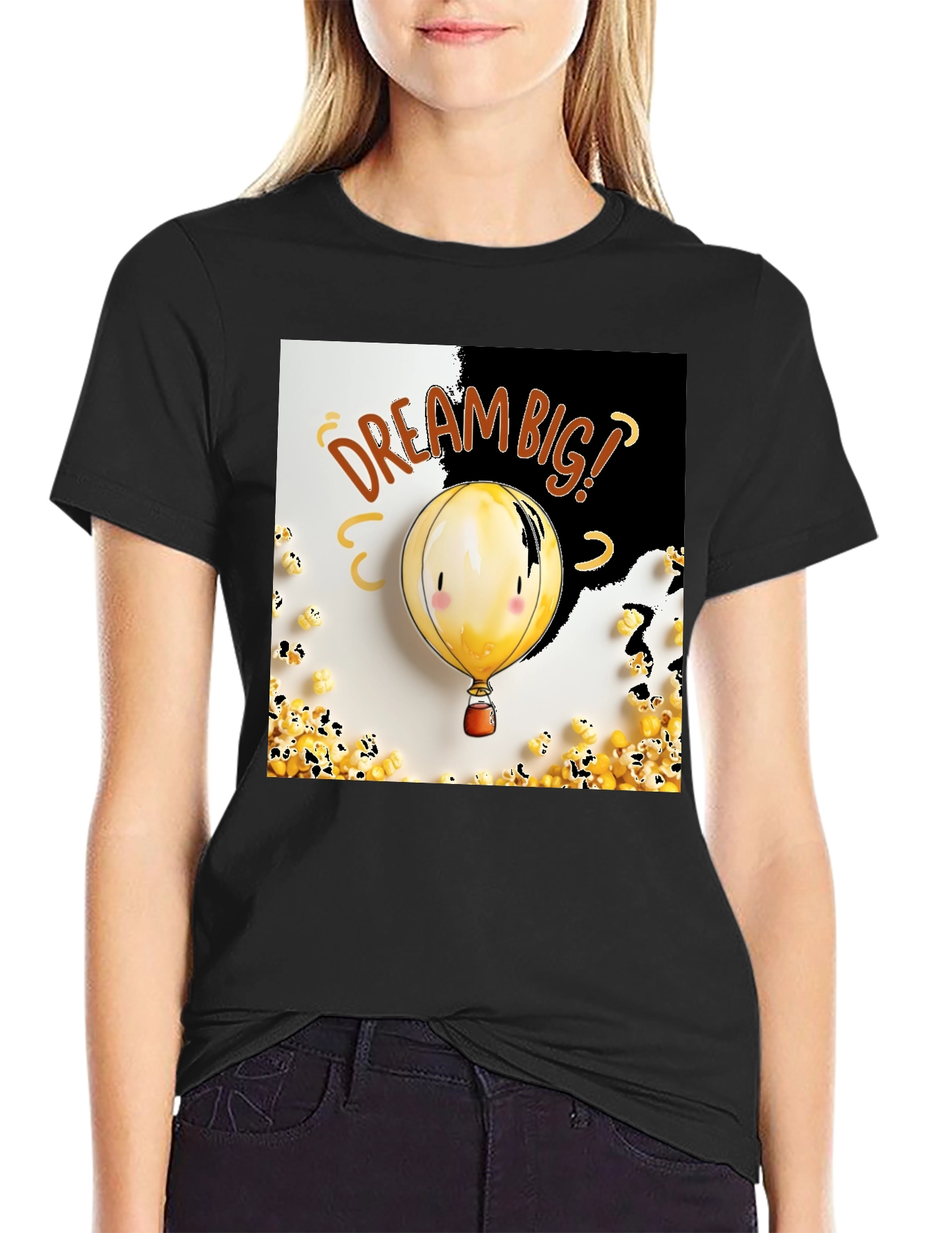 Dream Big! Balloon Graphic T-Shirt