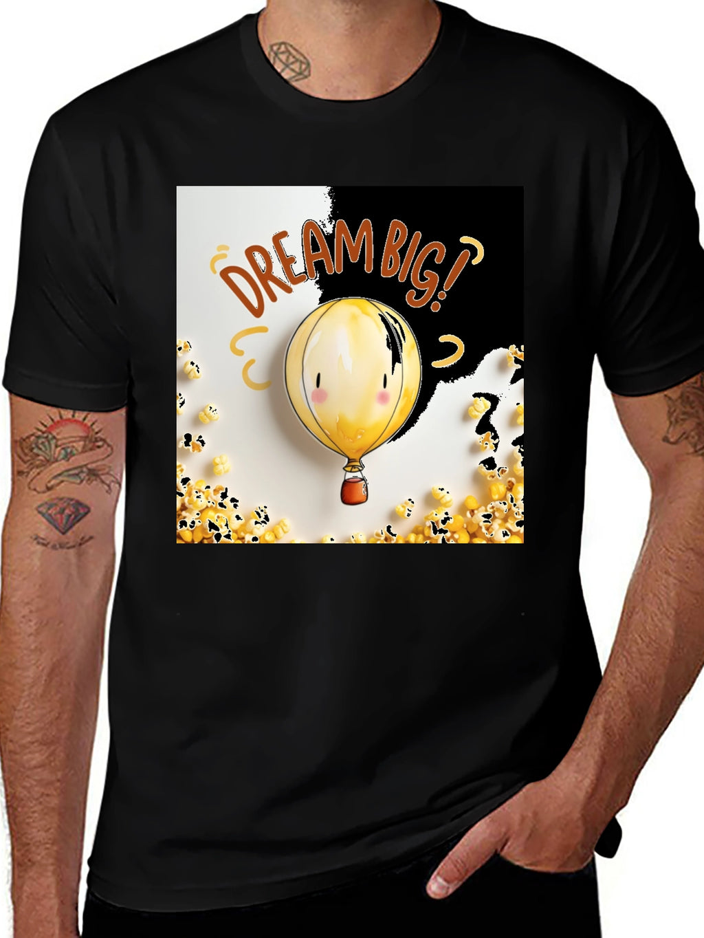 Dream Big! Balloon Graphic T-Shirt