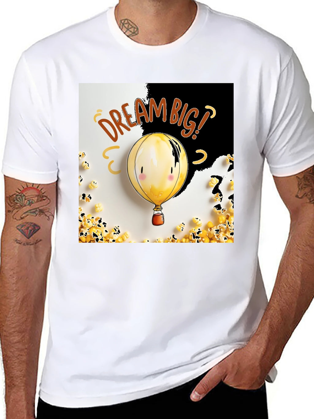 Dream Big! Balloon Graphic T-Shirt