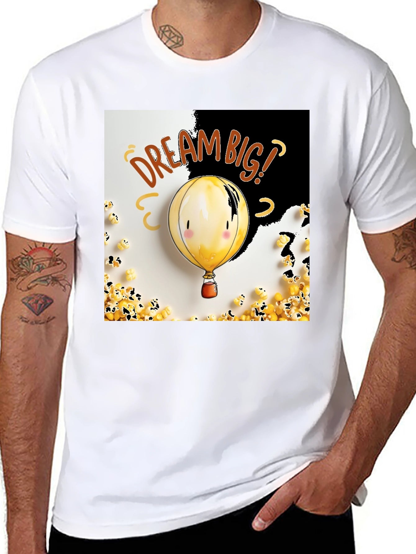 Dream Big! Balloon Graphic T-Shirt