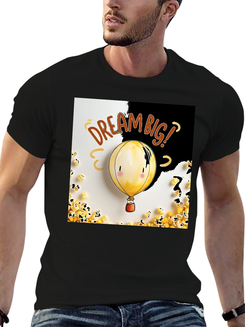 Dream Big! Balloon Graphic T-Shirt