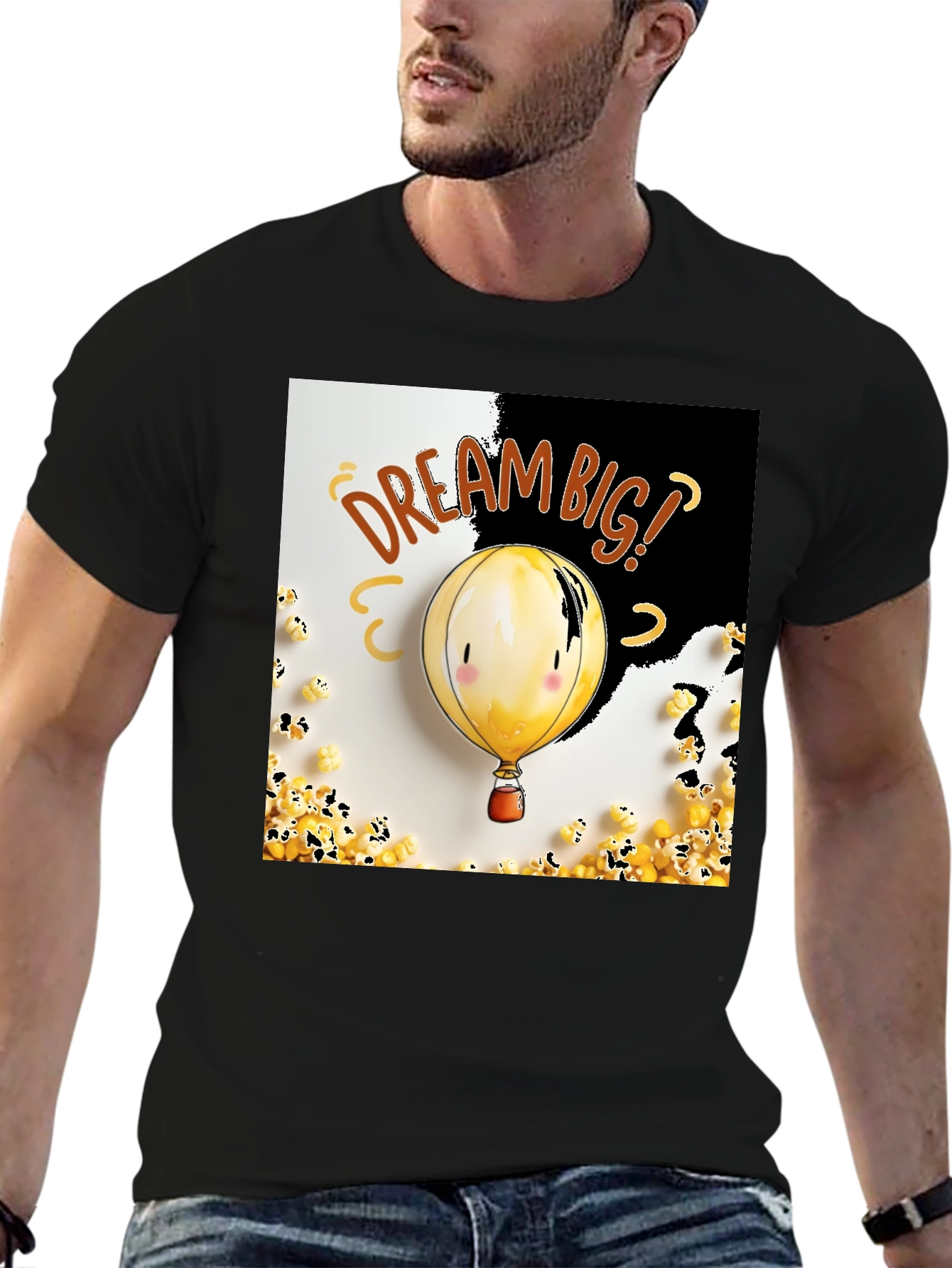 Dream Big! Balloon Graphic T-Shirt