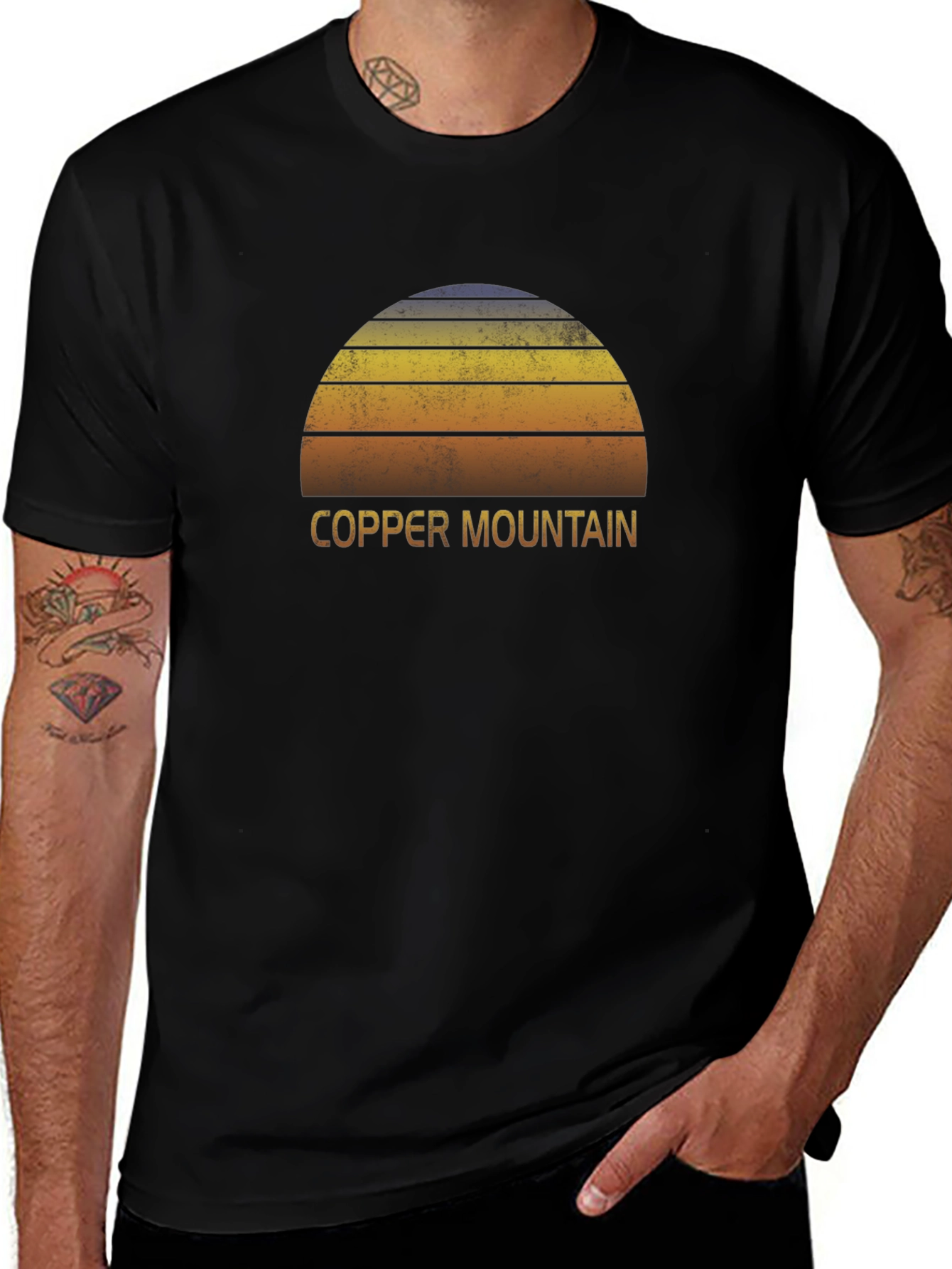 Copper Mountain Retro Sunset Graphic Tee