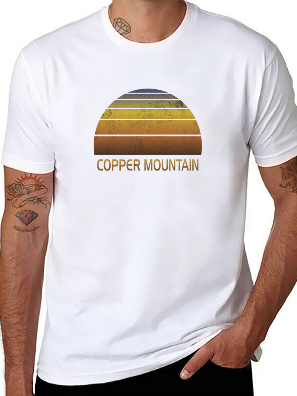 Copper Mountain Retro Sunset Graphic Tee