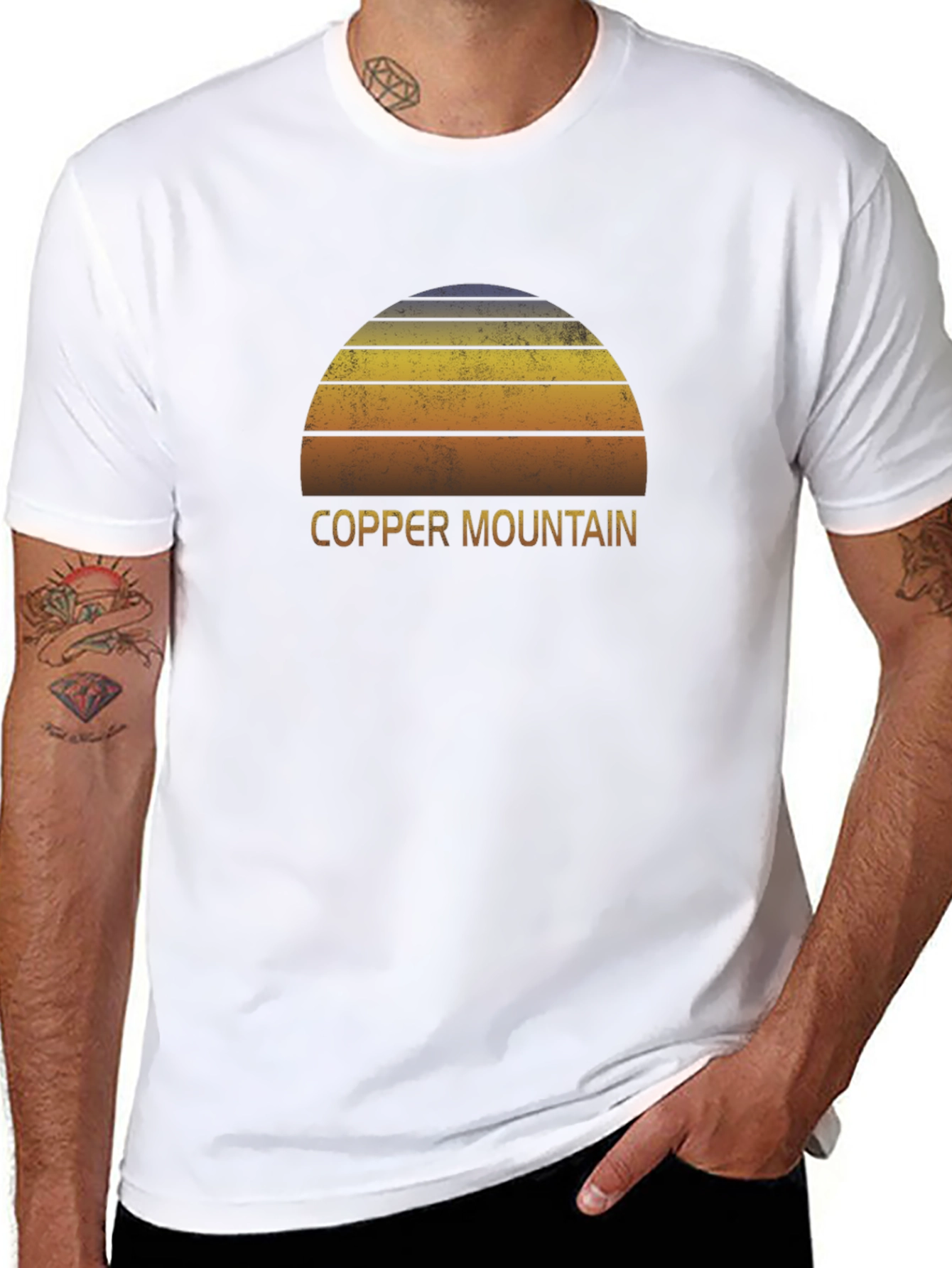 Copper Mountain Retro Sunset Graphic Tee