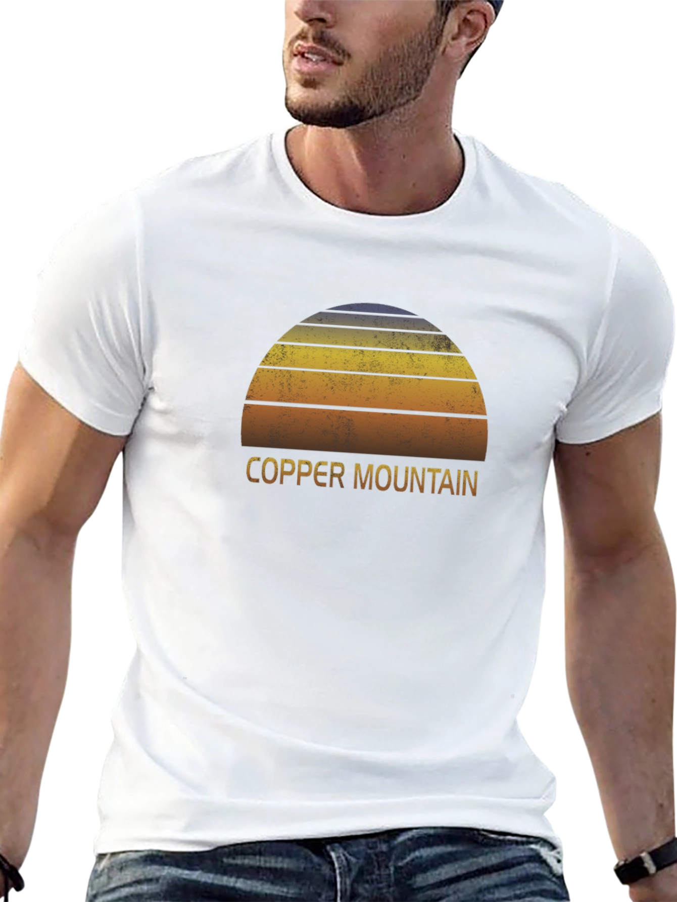 Copper Mountain Retro Sunset Graphic Tee
